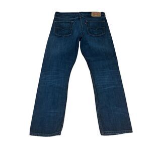 Levi’s 513 Men’s Slim Straight Cotton Blue Jeans, 34 x 30
